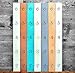 HEADWATERS STUDIO Wooden Ruler Growth Chart for Kids, Boys & Girls + Free Height Measurement Milestone Stickers| Christian Nursery Décor, Child's Room Hanging Wall Decor, Bible Verse Scripture| Gray