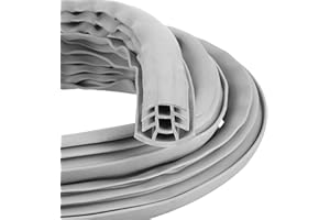 Kingdder Concrete Expansion Joint Filler Driveway Crack Filler Flexible EPDM Rubber Strip for Concrete Crack Repair Replaceme