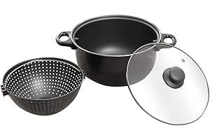 Worlds Greatest Cooking Pot YP25262B 6-Quart World's Greatest Pot Cookware, avarage, Black