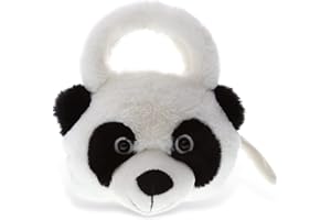 DolliBu Panda Plush Handbag - Super Soft Plush Stuffed Animal Purse for Children's Accessories, Kids Hand Bag Toy Purse, Pretend Play, Fluffy Dress Up Toy Purses for Girls & Boys
