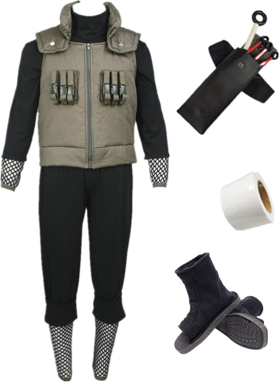 US Size Nara Shikamaru Adult Cosplay Costume Full Set