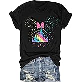 onivison Magical Shirt for Women Magic Kingdom Castle Tshirt Women Casual Vacation Holiday Short Sleeve Tee Top