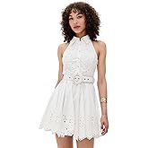 Hemant and Nandita Women's Short Dress with Buckle Belt