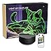 BEISHIDA Night Light 3D Pet Cat 3D Lamp Optical Illusion Nightlight Animals Bedside Lamp 7 Colors Changing LED Lamps with Remote Birthday Gifts for Girls Kids Baby Boys and Room Decor (Pet cat)