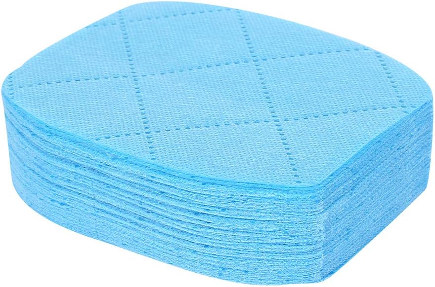 50 Pcs M-a-s-k Protection Filter Pad, 3 Layers Non-Woven Protection Gasket, Disposable Dust Filter Replacement, Mouth M-a-s-k Gasket Soft & Comfortable Safety for Work Outdoor Use