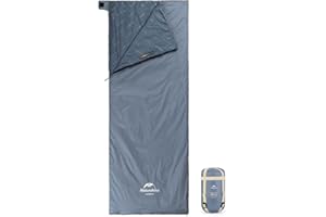 Naturehike Envelope Sleeping Bag – Ultralight Portable, Waterproof, Compact,Comfortable with Compression Sack - 3 Season Slee