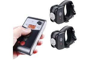 Wireless Dog Fence Electric Outdoor Pet Training Collar 2 in 1 System, Portable Dog Training Fence Remote Control Range, Beep