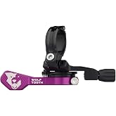 Wolf Tooth Remote Pro 22.2mm Handlebar Clamp in Ultraviolet Purple | Wolf Tooth ReMote Pro Dropper Post Handlebar Clamp - Ultraviolet Purple, Aluminum, Sealed Bearing, Universal Compatibility
