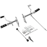 TCT-MOTORPARTS Forward Control Pegs Linkage Fit For Harley Sportster XL | Complete Forward Control Complete Kit Pegs Levers Linkage Fit for 1991-2003 Harley Sportster XL883 XL1200