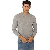 Men’s Daily Cashmere Sweater – 100% Pure Cashmere Crew Neck Pullover, Soft Lightweight Knit