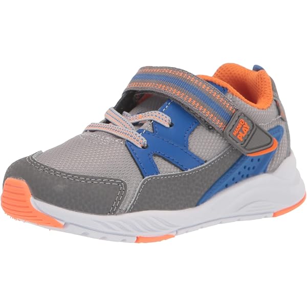 Stride Rite Baby Toddler Boys Vroomz Light-Up Sneakers - Casual Shoes With Flexible Soles