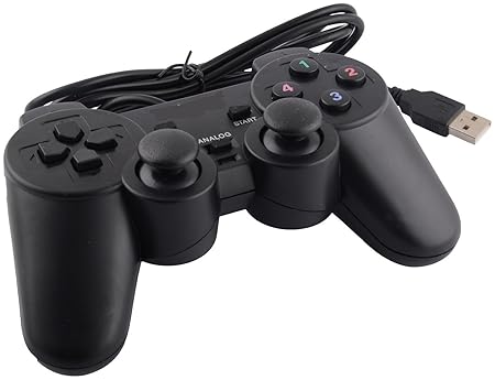 Amazon In Buy Protokart Usb 2 0 Wired Gamepad With Vibration Dual Joystick Game Controller For Laptop And Pc Black Online At Low Prices In India Protokart Reviews Ratings