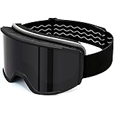 AVV OTG Ski Goggles for Men Women & Youth，Snow/Snowboard Goggles Anti Fog UV Protection
