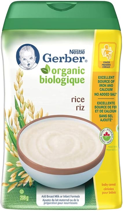 gerber organic rice