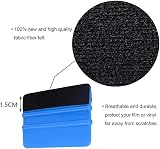 Fashion Hitch ACC0043 Vinyl Wrap Squeegee Applicator Blue Felt Edge view 3