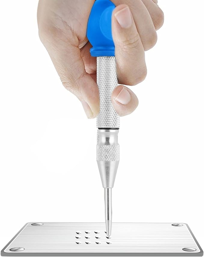 🔨Stainless Steel Center Punch Set Automatic Hammer for Car Window