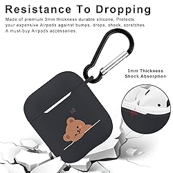 Brown Bear Case for Airpods 2 & 1 with