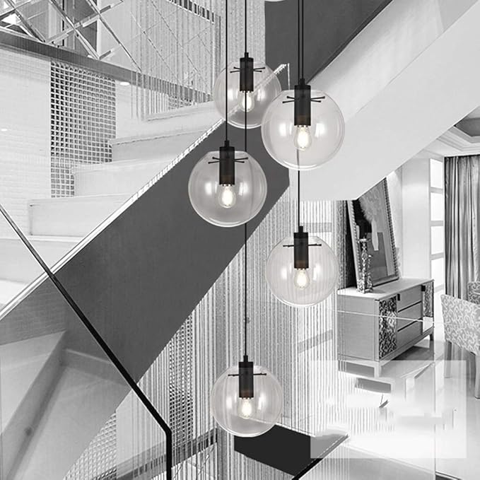 JiaJia lighting Villa Duplex Rotierendes Treppenlicht Langer