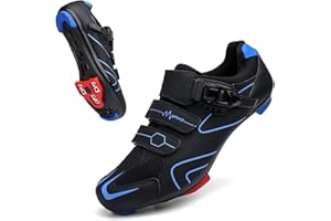 Vicogn Mens Womens Cycling Shoes Compatible with Peloton Indoor Bicycle Pedals Clip in Road Bike Shoes Pre-Installed with Look Delta Cleats