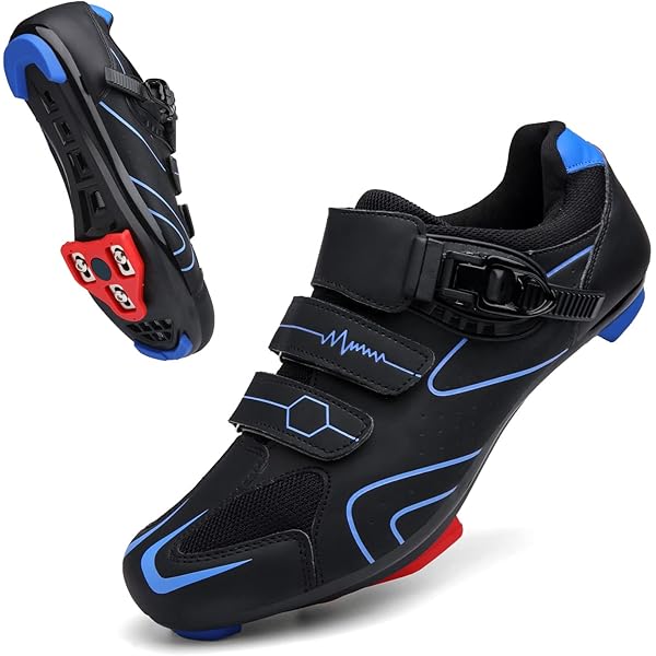 Bike Pedals AVASTA Mens Indoor Cycling Shoes Wide Type, Road Bike