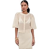 LE BOP Women's Liza Puff Sleeve in Organza