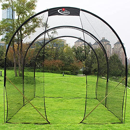 Gagalileo Batting Cage Baseball Cage Net Softball Cages, Heavy Duty