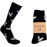 Eco Treasures Market Groomsmen Socks, Groomsmen Usher Gift, Groomsman Proposal Box, Best Man Gift, Funny Sock, Groomsmen Proposal Box, Premium Bamboo Sock, Novelty Stogie Socks