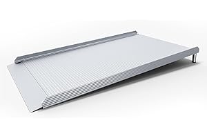 RAMPIT USA, INC. Rampit USA Empower Series Semi-Portable 36-inch Wide Aluminum Wheelchair Ramp with Legs (Ramp Only, 72 inch)