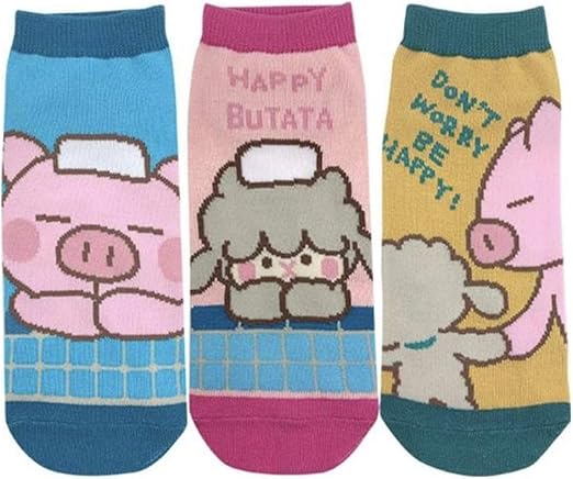 Amazon Co Jp ぶたた ３足セット靴下 ホビー