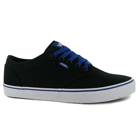 vans negro con azul