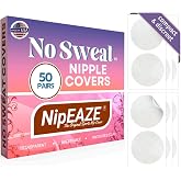 NipEaze Transparent Nipple Covers &amp; Anti-Chafing Nipple Protectors - Disposable Adhesive Covers for Women &amp; Sports Use