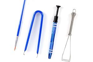 BYHOO Keyboard Lube Kits for Mechanical Keyboard, 4PCS Switch Lube Tools Contains Stem Holder, Keycap Puller, Switch Puller, and Lube Brush, Universal Keyboard Tools Compatible Gateron, Kailh and Cherry