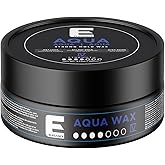 E Elegance Hair Products - Aqua Hair Styling Wax - IV Strength – Strong Hold, High Shine, Wet Look, Navy Blue/4.73 oz