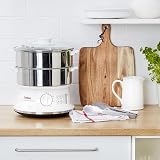 Tefal VC1451 Steam Cooker 2 Stainless Steel Baskets 6 L 900 W 24 cm view 3