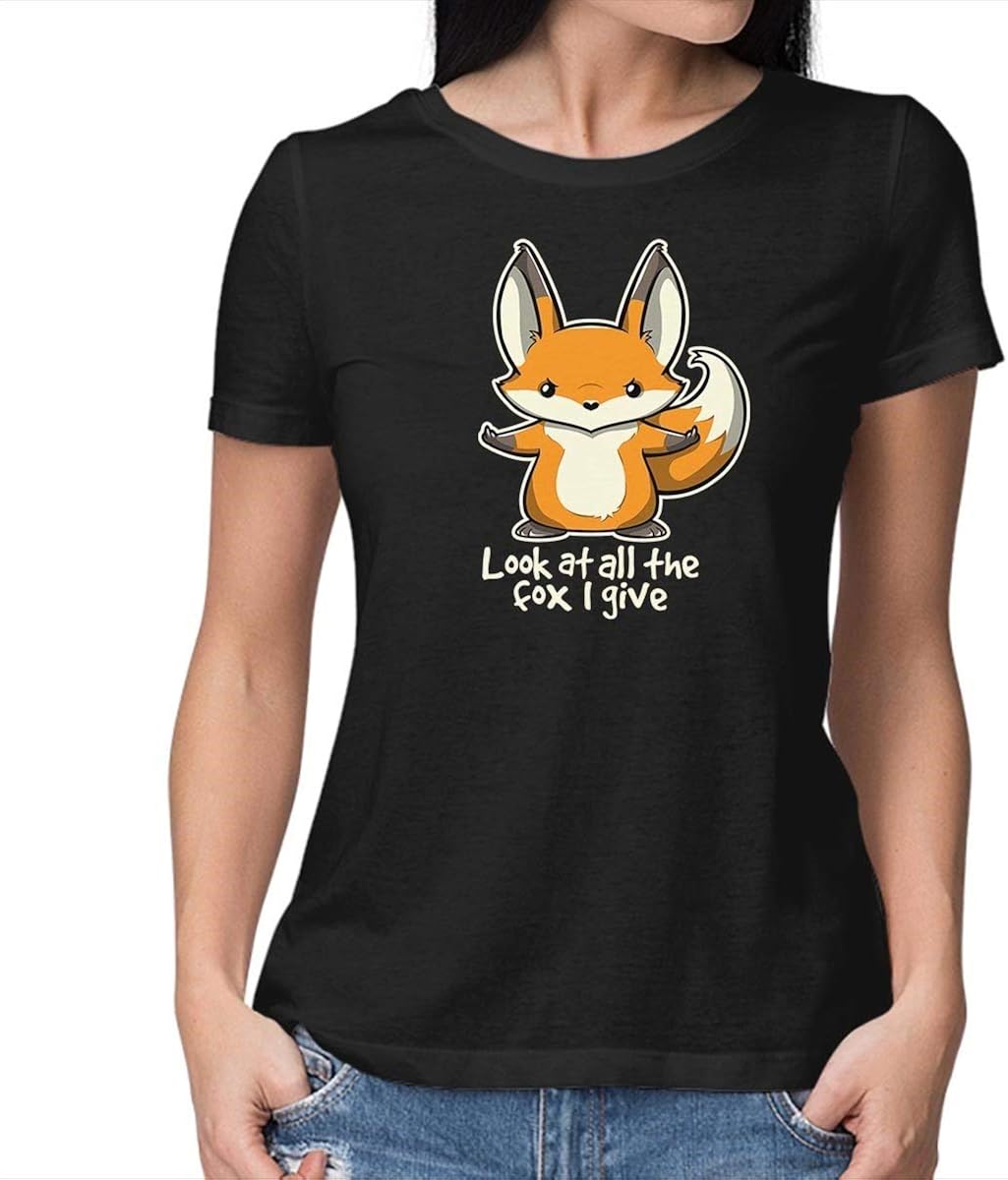 All The Fox Womens Basic Tee at Amazon Women’s Clothing store