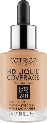Catrice HD Liquid Coverage Foundation 046 Nude Matte Long-Lasting 30 ml view 2