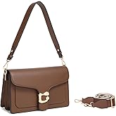 Travistar Crossbody Bags for Women Trendy - Small Cross Body Purse Shoulder Bag Leather Handbags Evening Clutch with 2 Straps