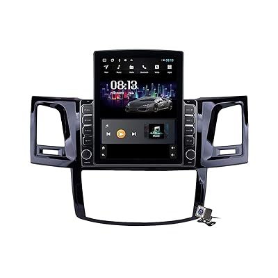 Buy Android 9 19 7インチ垂直スクリーンbluetoothカーステレオgpsナビゲーションfortoyota Fortuner Hilux 05 14 サポートfm Am Dspマルチメディアプレーヤーハンズフリー通話カーオーディオおよびラジオ Online In Uk B094cczqch