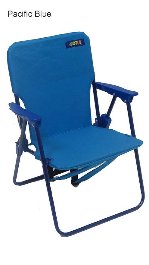 Kids Folding Backpack Beach Chair Pacific Blue By Jgr Copa
