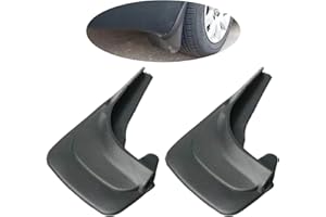 2 Pcs Mud Flaps Splash Guards Mudguards Mudflaps with Hardware Kits Accessories,8.27 Inches X 12.6inches Tire Rear Trim,Unive