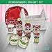 Birthday Gifts from Son, Home Spa Gift Basket, 8pc Bath & Body Set for Women & Men, Exotic Pomegranate Scent, Shower Gel, Bubble Bath, Lotion, Bath Salt, Body Scrub, Towel, Cosmetic Bag & Wood Case