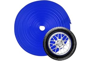 YBMY 8 Meters Car Wheel Rim Tire Sticker Wheel Decoration Auto Tire Plated Strip Protection Tire Decoration Strap Car Accesso