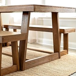 Plank+Beam 72 Inch Farmhouse Dining Table, Solid