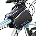 AISISAIWEN Bike Frame Bag Bicycle Top Tube Bag Waterproof Sensitive Touch Screen Cell Phone Mount Holder for iPhone 6/6s/7/7s/8/X Plus Samsung 7 Note 7 Below 6.2 inch Top Tube Handlebars Storage Bag