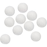 PATIKIL Wool Felt Balls Beads Wool Felting Pom 3.1cm 31mm White for Home Crafts Handcrafts Project DIY Pack of 10