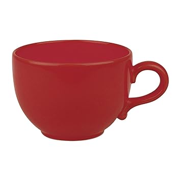 Waechtersbach Fun Factory rot / polkarot Tasse / Jumbotasse / Jumbo Tasse / Jumboobertasse 0,5l