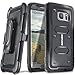 COVRWARE® Galaxy S7 Edge - [Aegis Series] Heavy Duty Dual Layer Hybrid Full-Body Armor Holster Belt-Clip Case [Kickstand] for Samsung Galaxy S7 Edge - Black (CW-S7EG-AG01)