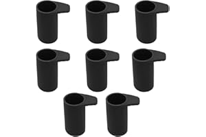 Beavorty 8pcs Slip Keyboard Stand Feet Plastic Replacement Caps Non-marking for Digital Piano Leg Protect