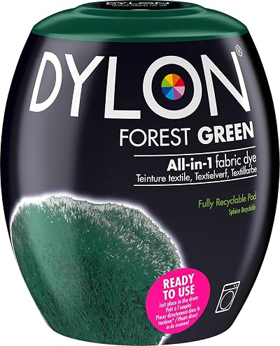 DYLON Washing Machine Fabric Dye Pod Forest Green 350g