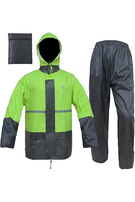 Rain Gear For Men Waterproof TOWN&FIELD Rain Suits For Fishing